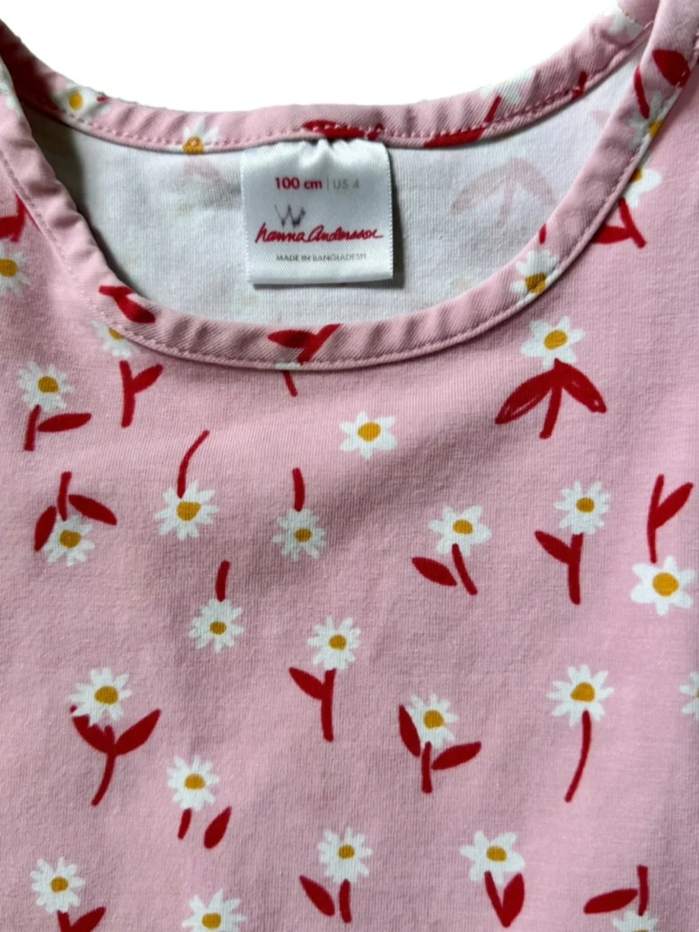 Hanna Andersson Pink Flower Print Dress